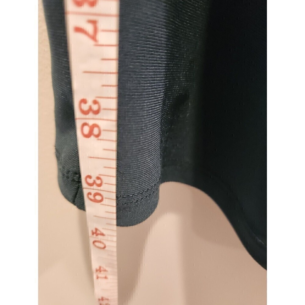 Lauren Ralph Lauren dark green Black Label Classic Dress Knit Ruched front sz 6 - Picture 6 of 6